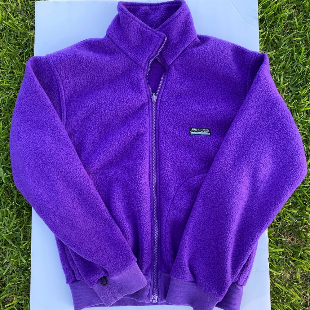 PURPLE FLEECE ZIP UP